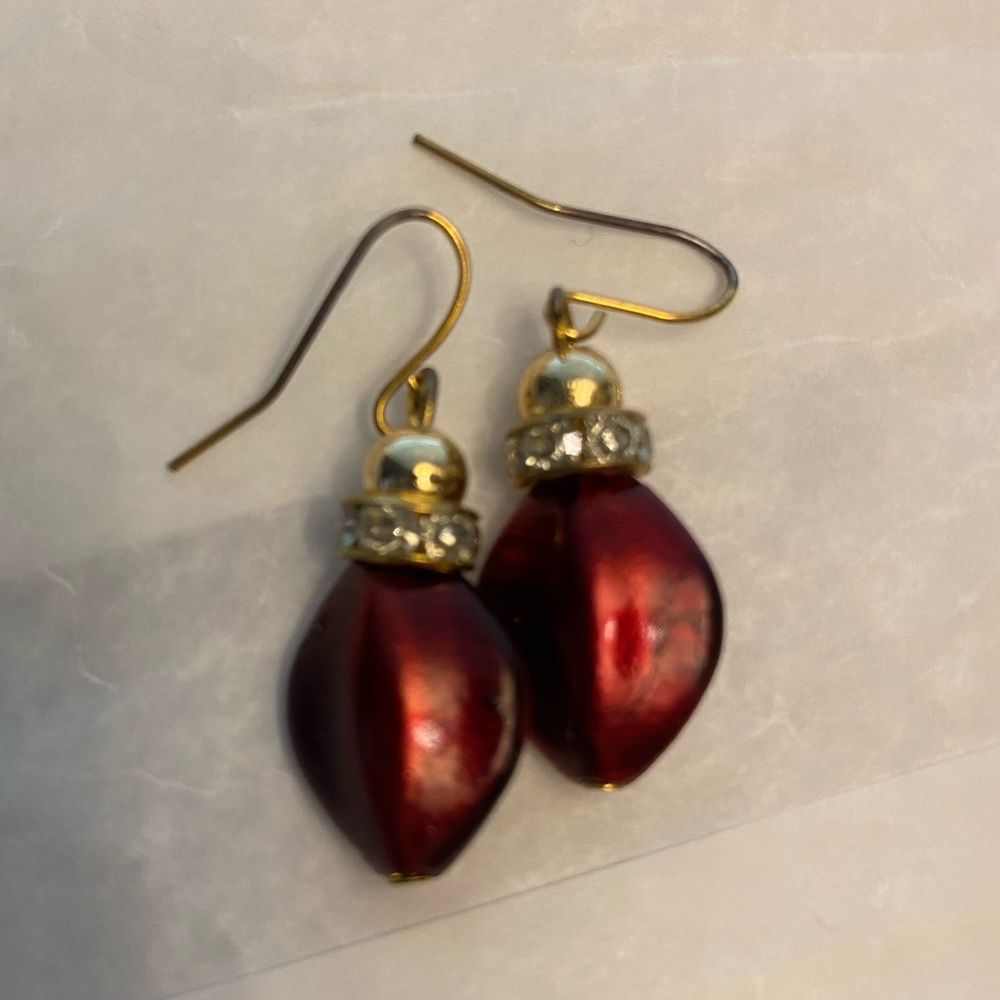 Aldo Crystal Rose Earrings. MSRP $35.